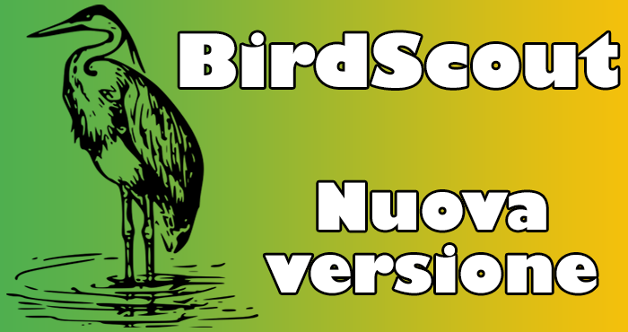 La versione 4.4.3 di BirdScout è disponibile